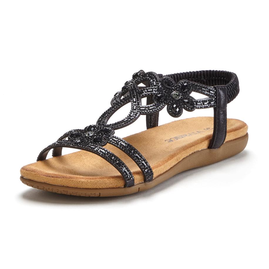 VIVANCE VIVANCE Sandalen met riem zwart -