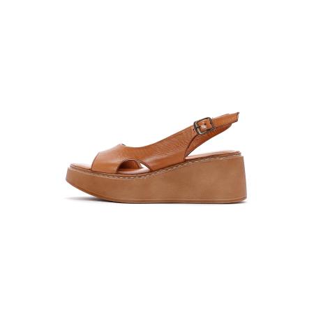 Derimod Derimod Sandalen met riem cognac