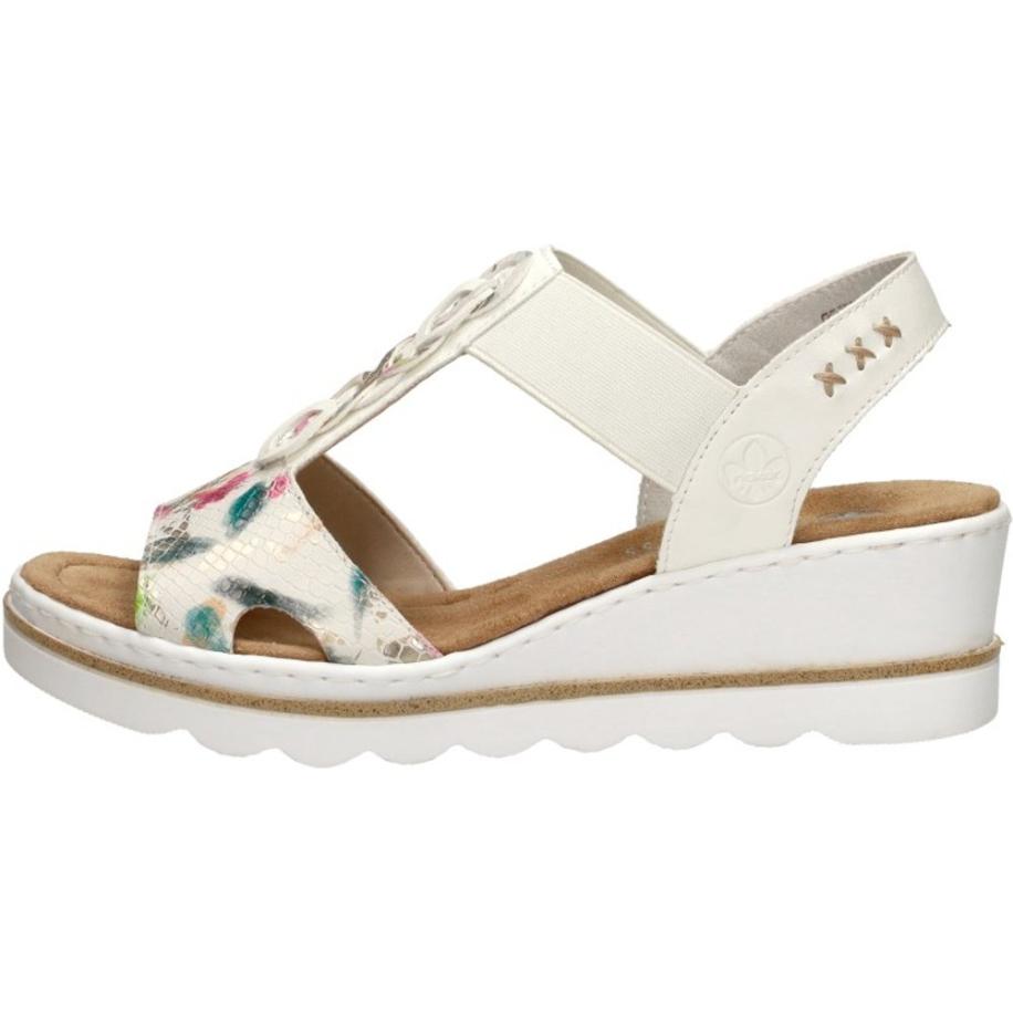 Rieker - Sandalen Hak Wit