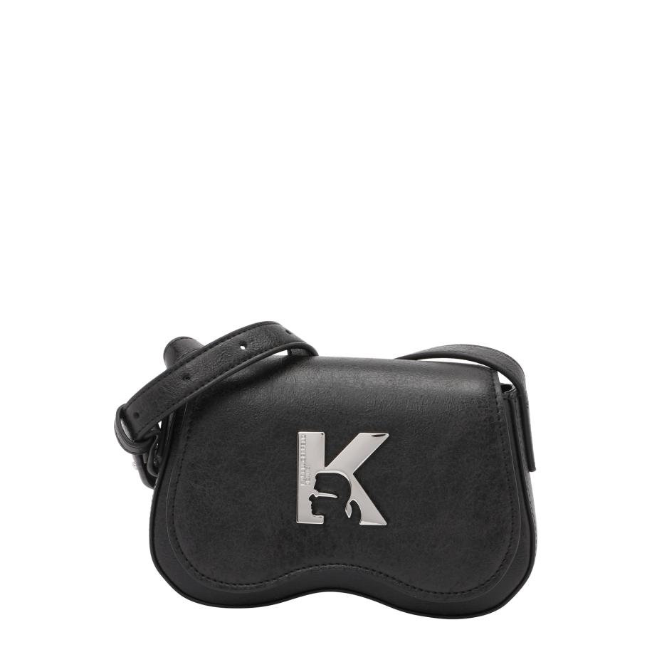 Karl Lagerfeld KARL LAGERFELD JEANS Schoudertas zwart / zilver -