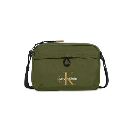 Calvin Klein Calvin Klein Schoudertas kaki / olijfgroen / wit