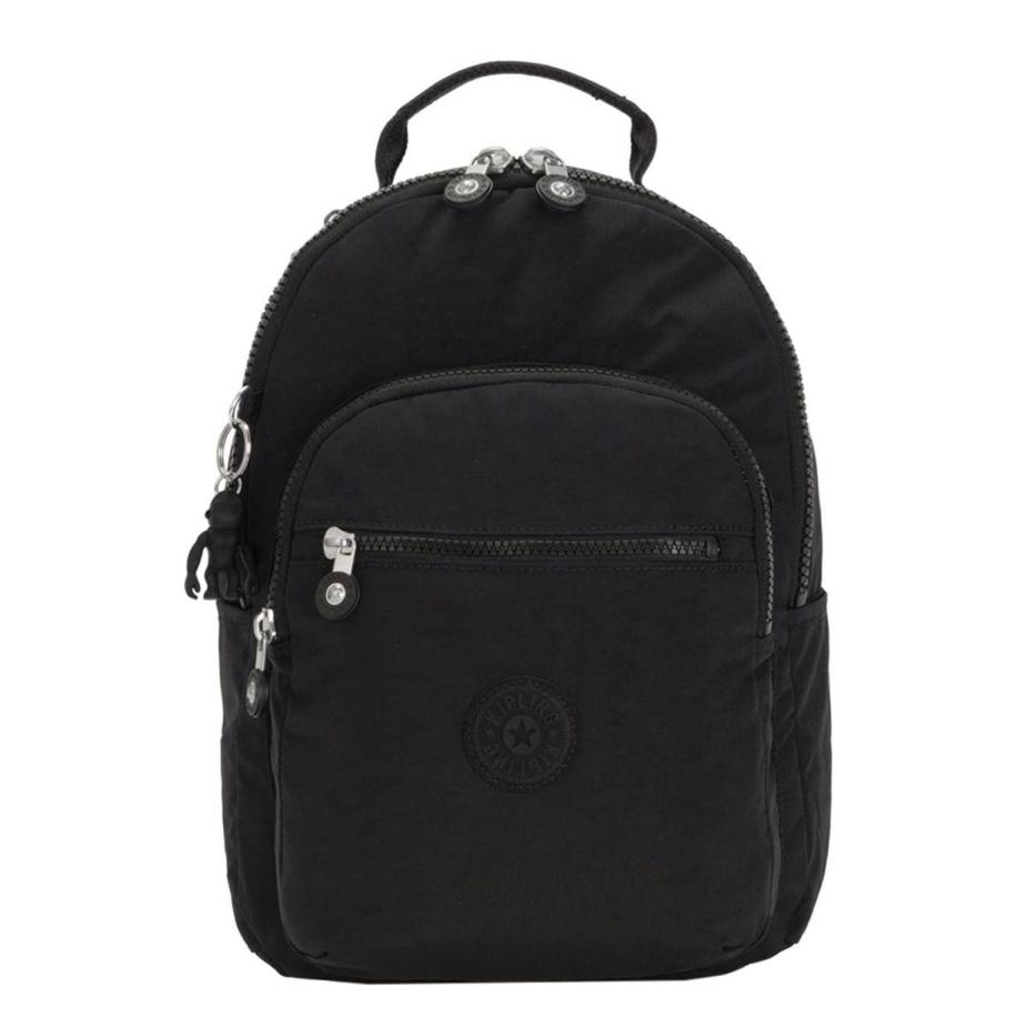 Kipling Seoul Rugzak S black noir Zwart