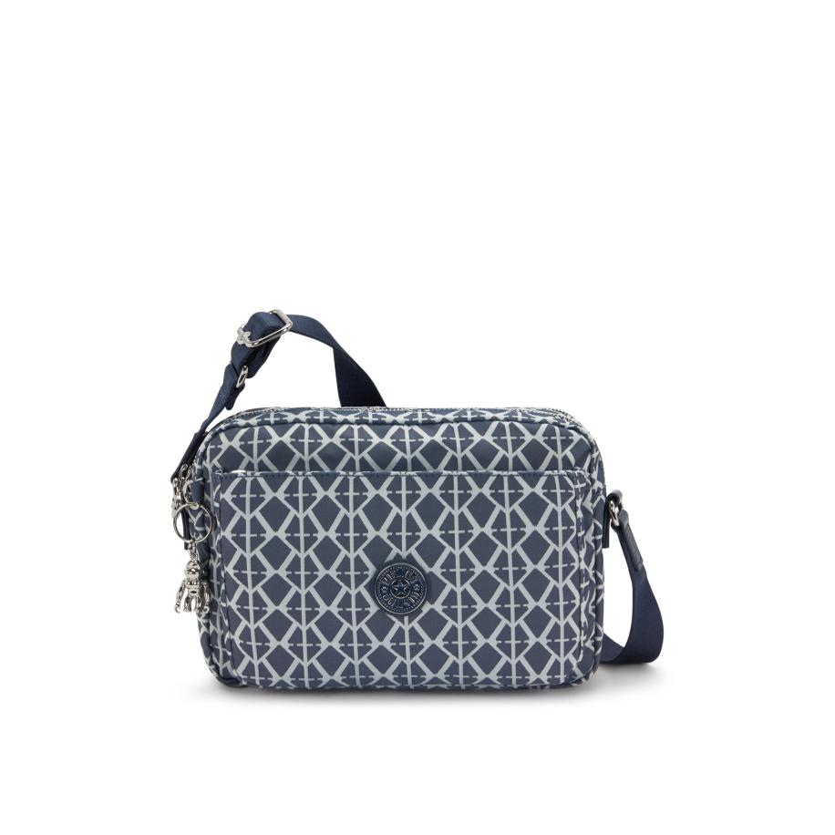 Kipling KIPLING Schoudertas Abanu M navy / wit -