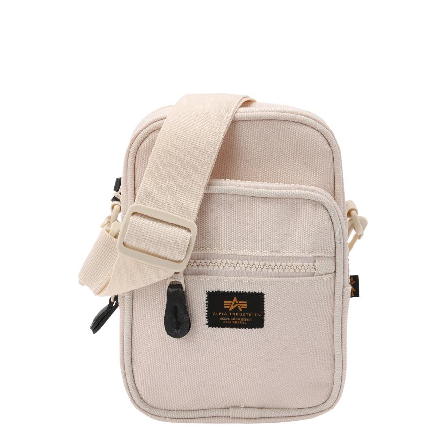 Alpha Industries ALPHA INDUSTRIES Schoudertas zwart / wolwit -