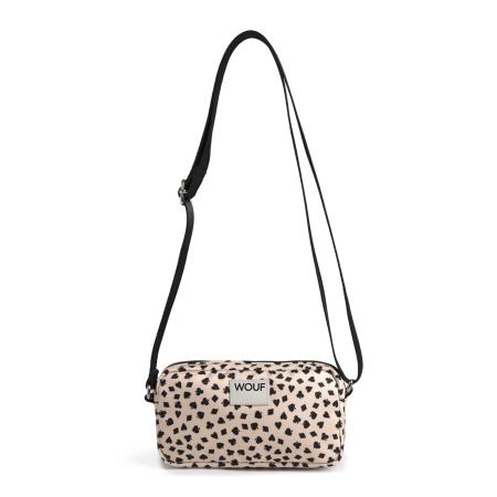 Wouf Wouf Schoudertas Daily beige / zwart