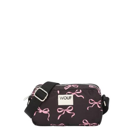 Wouf Schoudertas Juliette rosa / zwart