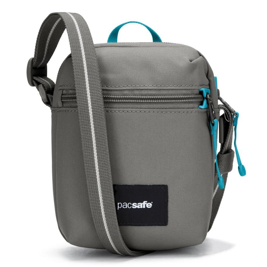 Pacsafe Pacsafe Schoudertas Go Micro turquoise / stone grey -