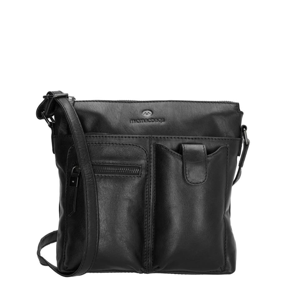 Micmacbags Porto Schoudertas IIIII zwart Zwart