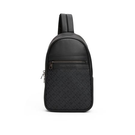 Tommy Hilfiger TOMMY HILFIGER Schoudertas antraciet / zwart