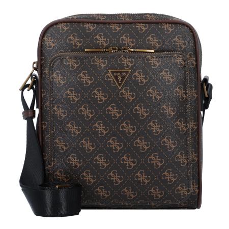 Guess GUESS Schoudertas MILANO CROSSBODY POCKET M lichtbruin / donkerbruin