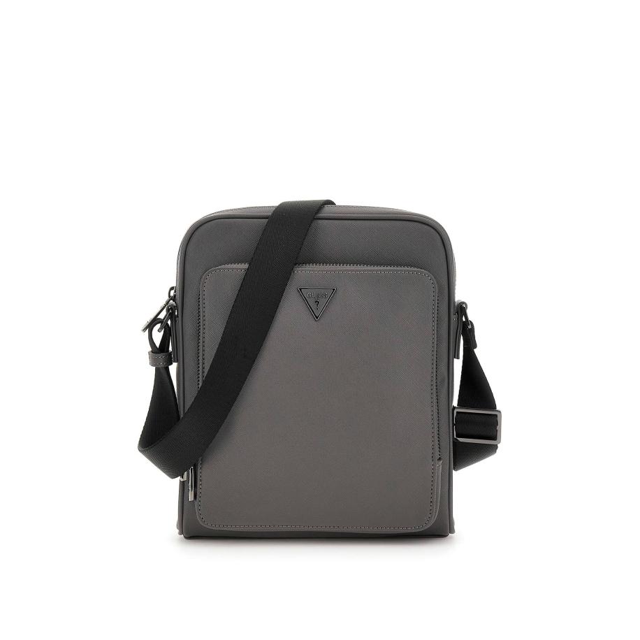 Guess GUESS Schoudertas Milano grijs -