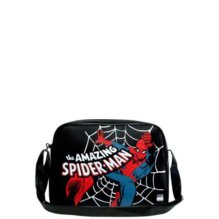 LOGOSHIRT Schoudertas blauw / rood / zwart / wit