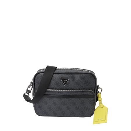 Guess GUESS Schoudertas MILANO CROSSBODY DOUBLE ZIP antraciet / zwart