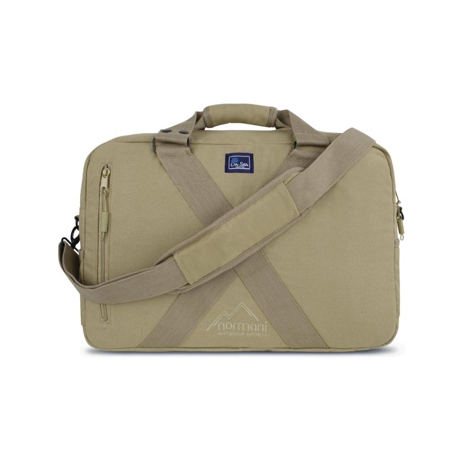 normani Schoudertas Eureka kaki Bruin