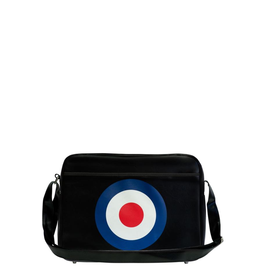 LOGOSHIRT Schoudertas Target zwart Zwart