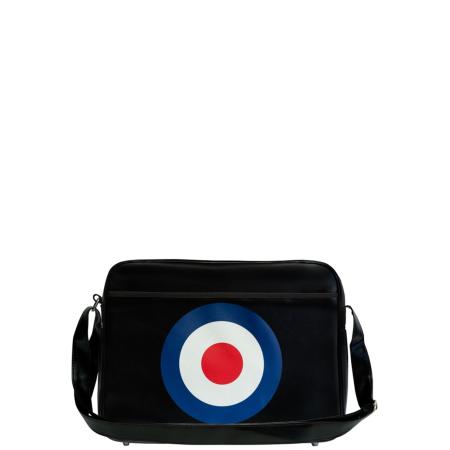 LOGOSHIRT Schoudertas Target zwart