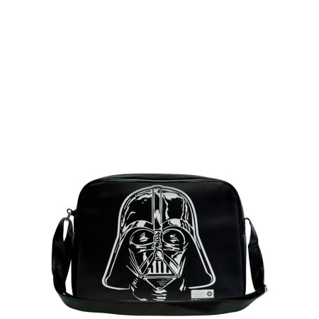 LOGOSHIRT Schoudertas Darth Vader - Krieg der Sterne zwart / wit