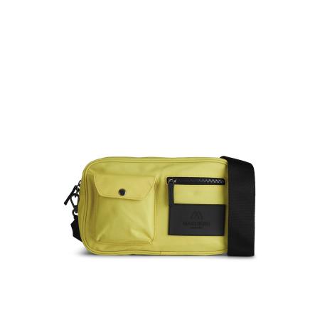 Markberg MARKBERG Schoudertas Darla neongeel / zwart