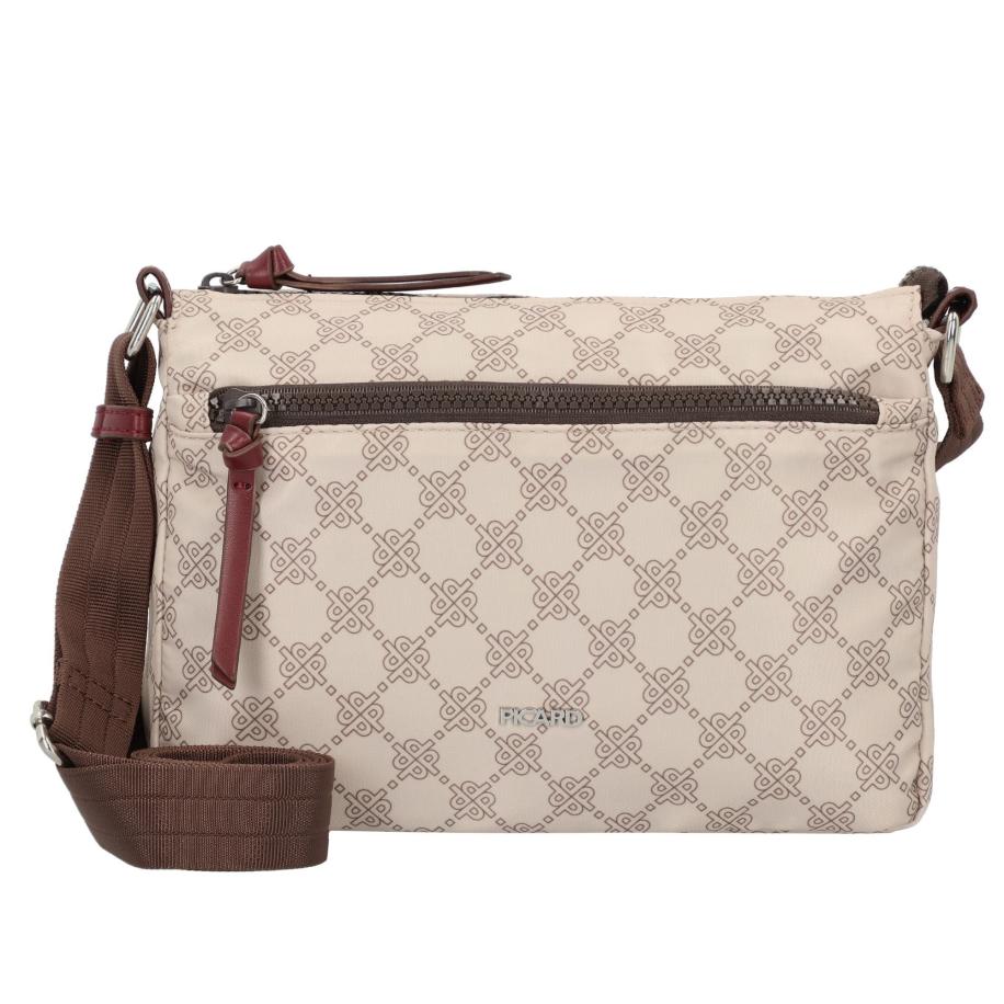 Picard Picard Schoudertas Yeah sand / chocoladebruin -