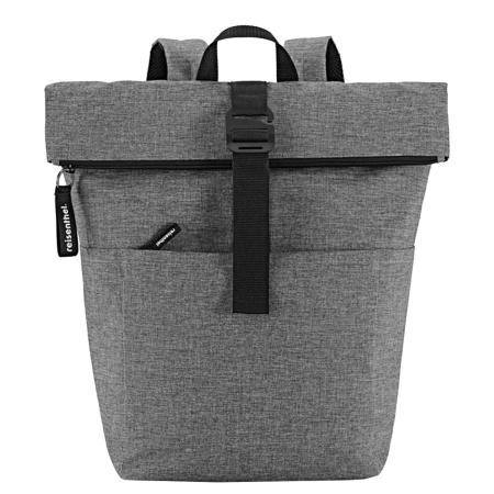 Reisenthel Rolltop Backpack herringbone twist silver