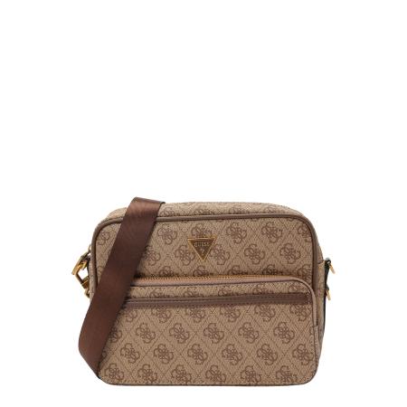 Guess GUESS Schoudertas MILANO CROSSBODY DOUBLE ZIP beige / bruin