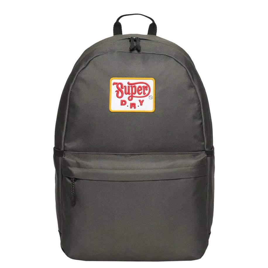 Superdry Montana Patched Backpack Drab olive green Groen