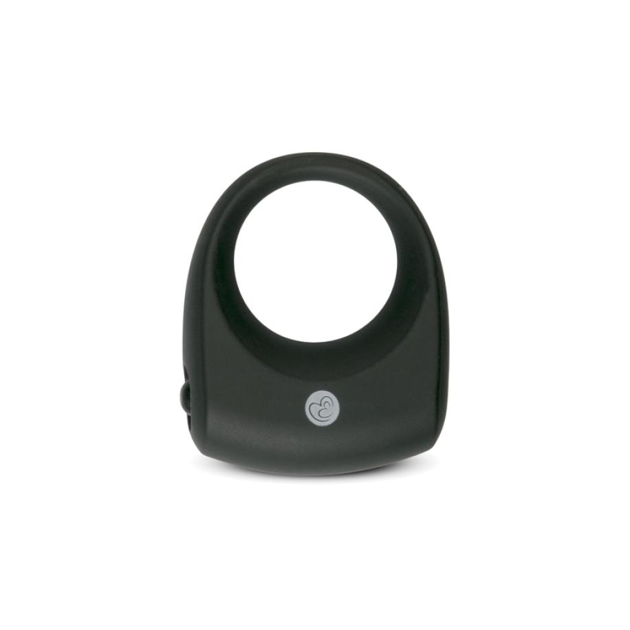Vivid Cockring Met Mini Bullet - Zwart Zwart