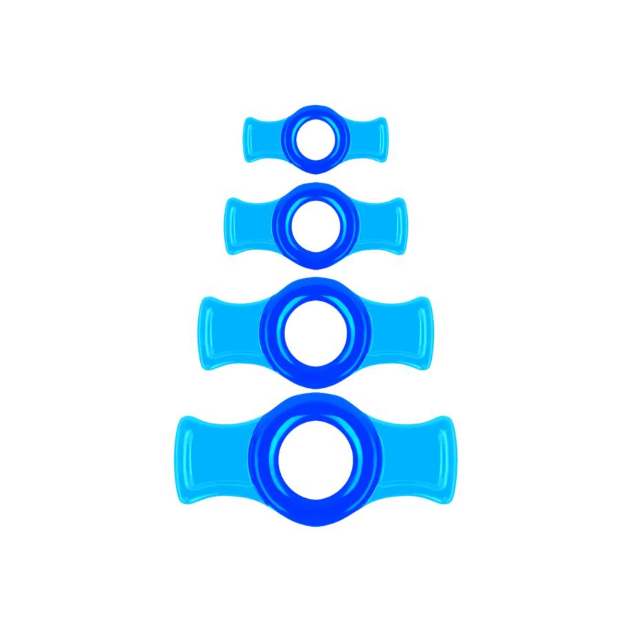 Doc Johnson Cock Ring Set 4 delig 1-5 cm -