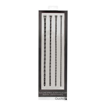 Ouch! Silicone Spiral Screw Plug Set Beginners 4 stuks