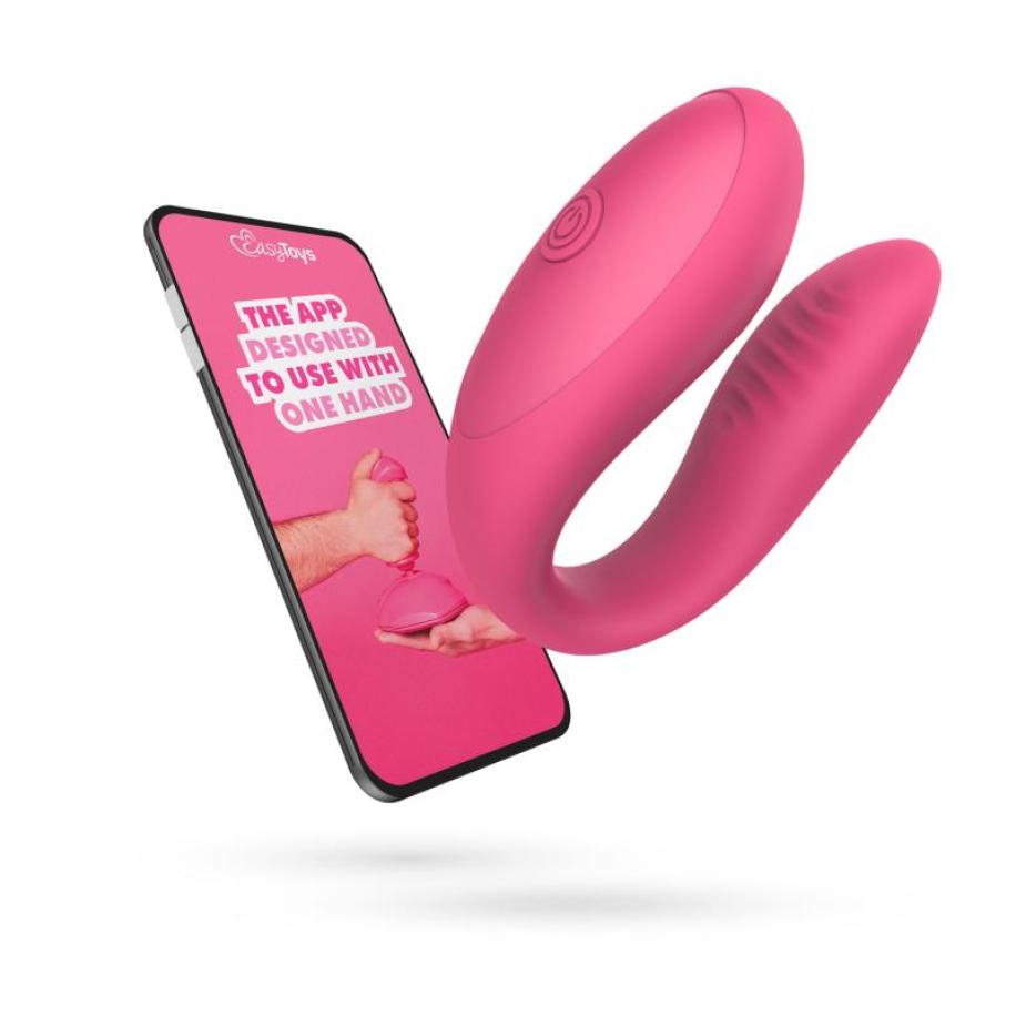 EasyConnect Koppelvibrator Orio app gestuurd Roze