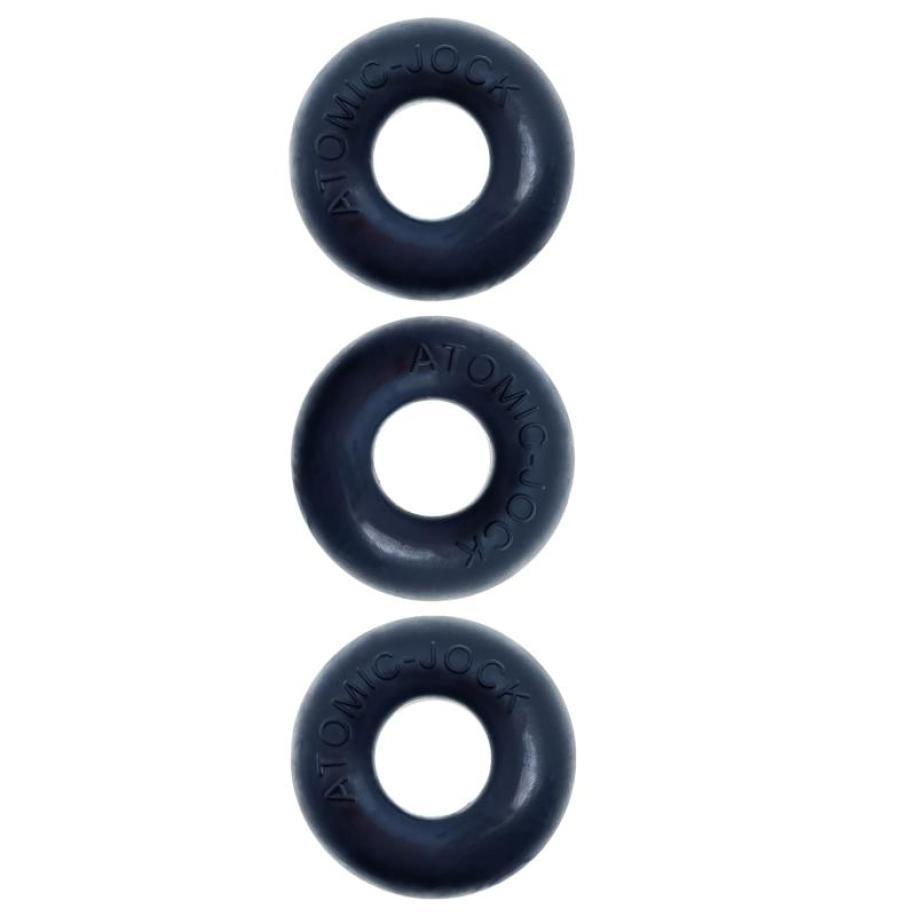 Oxballs - Ringer Cockring 3-pack Special Edition Night Zwart