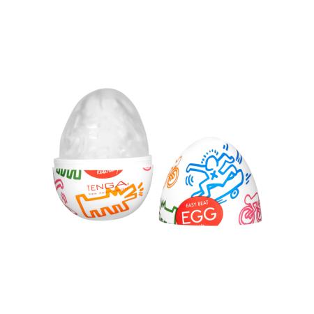 Tenga Keith Haring Egg Street 6 cm