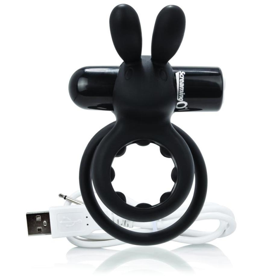 The Screaming O - Charged Ohare Rabbit Vibe Black Zwart