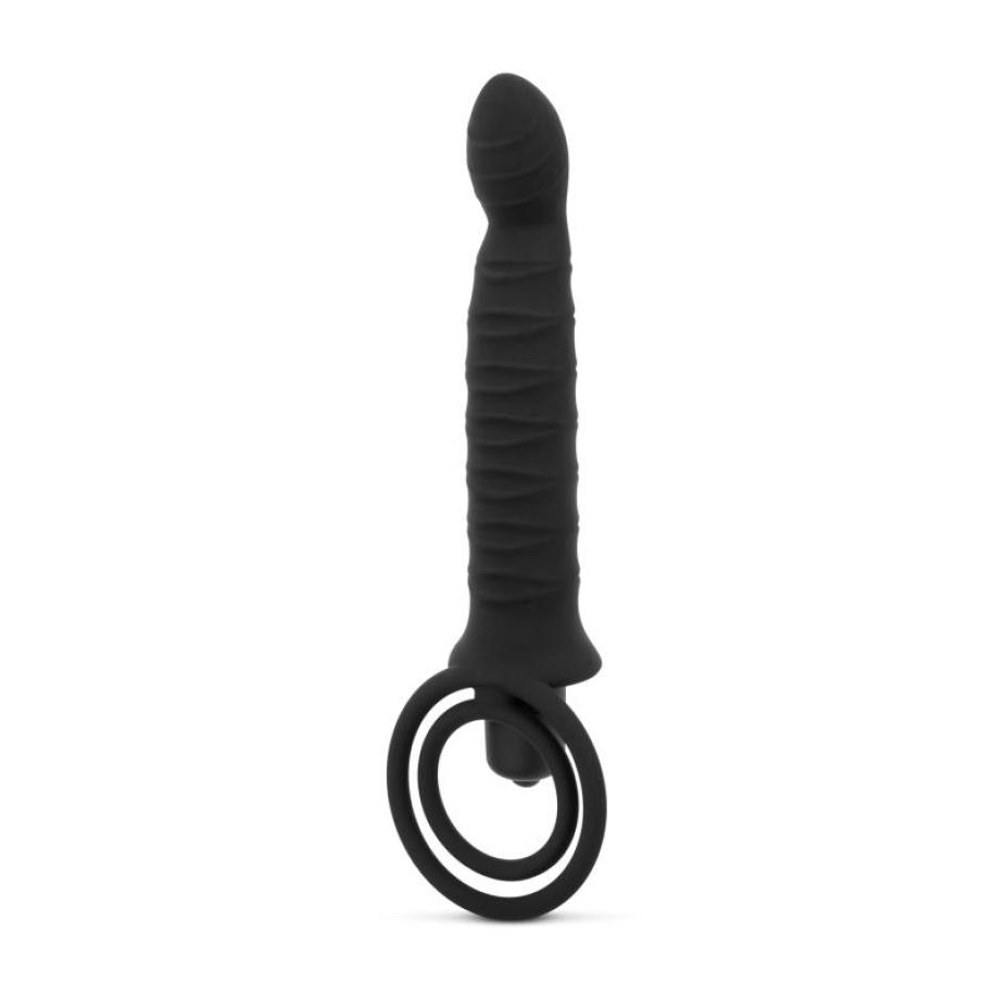 Men Only - Multifunctionele Vibrator - Zwart Zwart