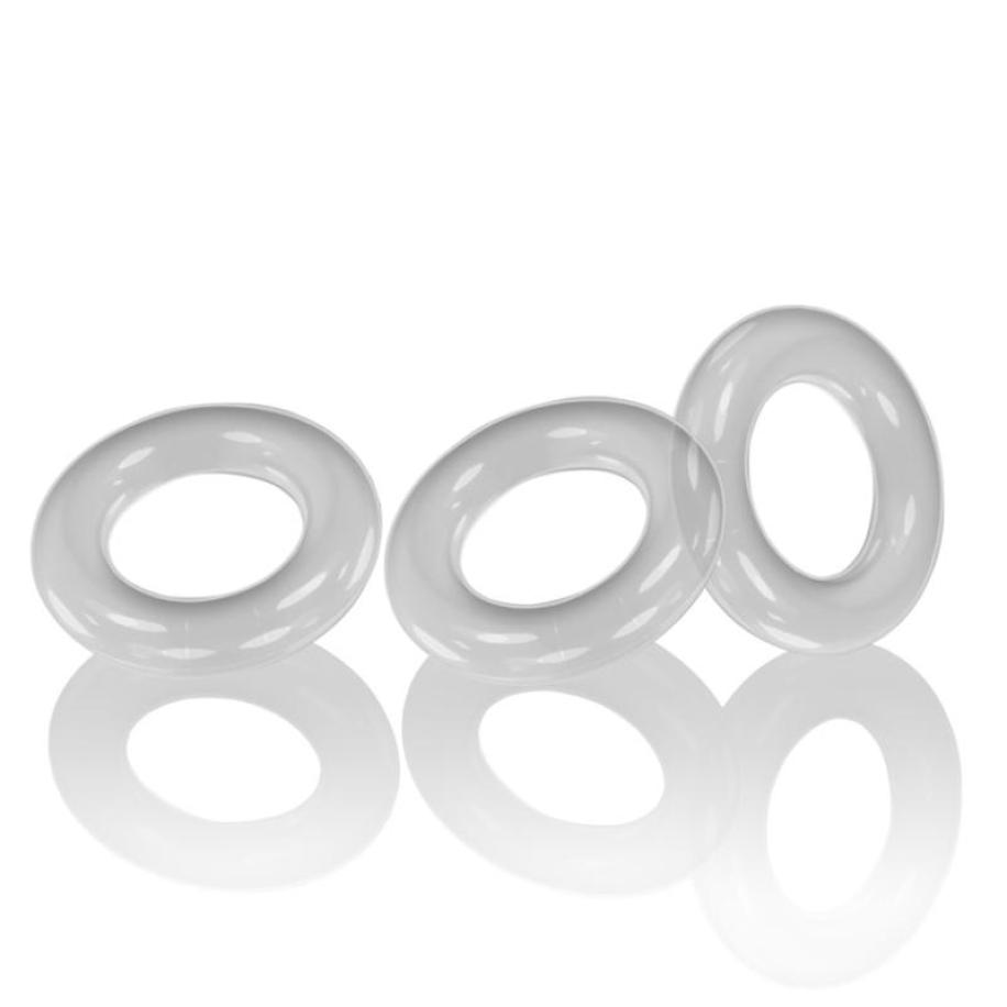 Oxballs - Willy Rings 3-pack Cockrings Clear Transparant