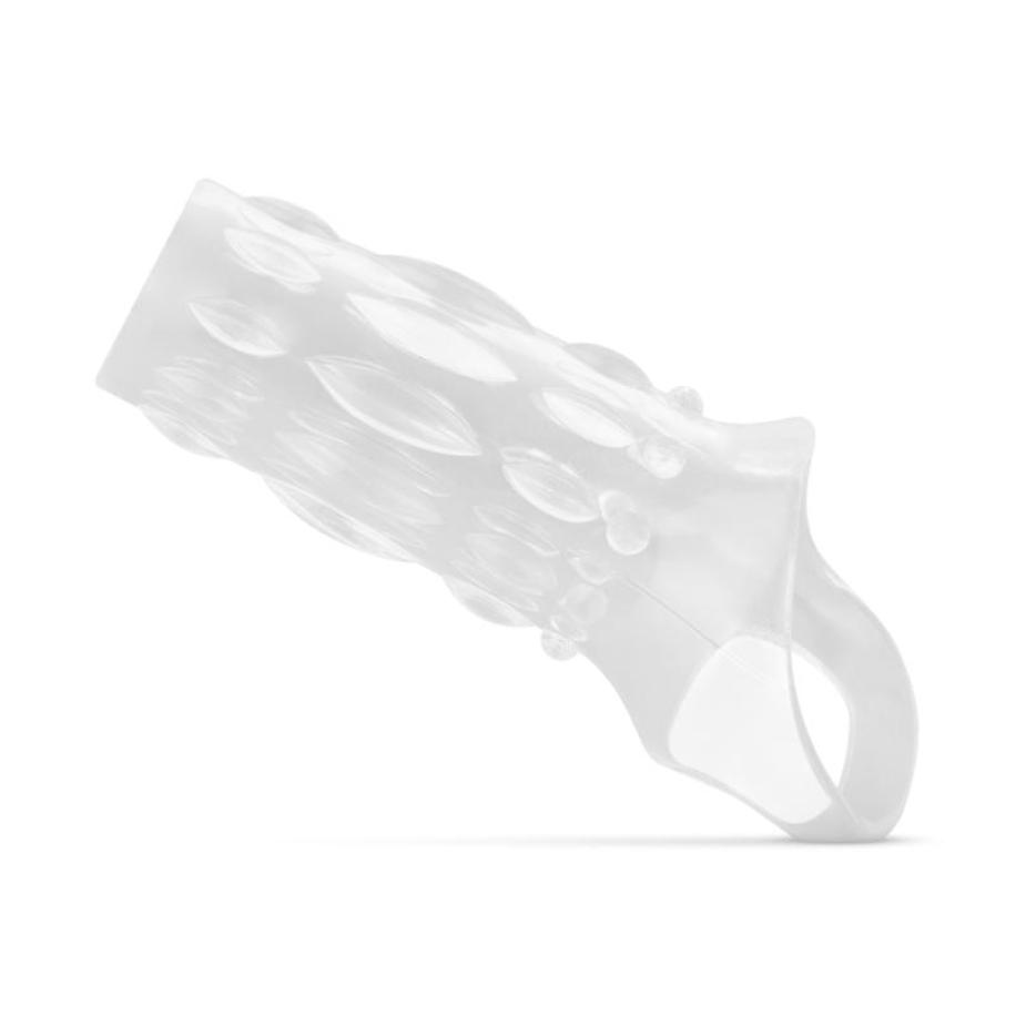 Genopte Open Penis Sleeve - Transparant Transparant