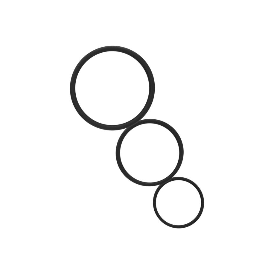 Shots Flat Cockring Set 3 delen -