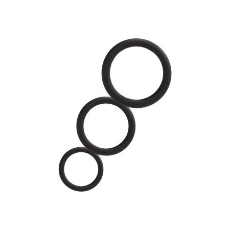 Shots Round Cockring Set 3 delen