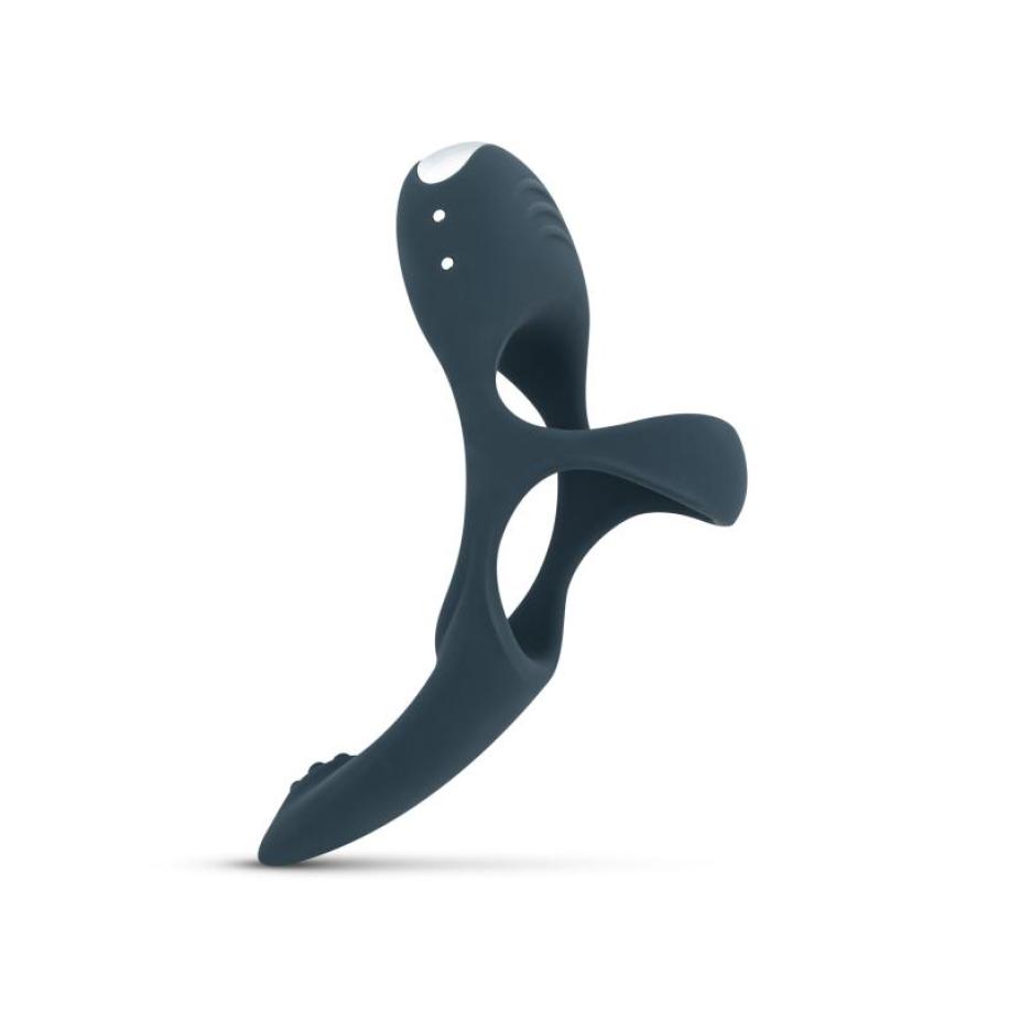 Boners Triple Cockring - Blauw Blauw