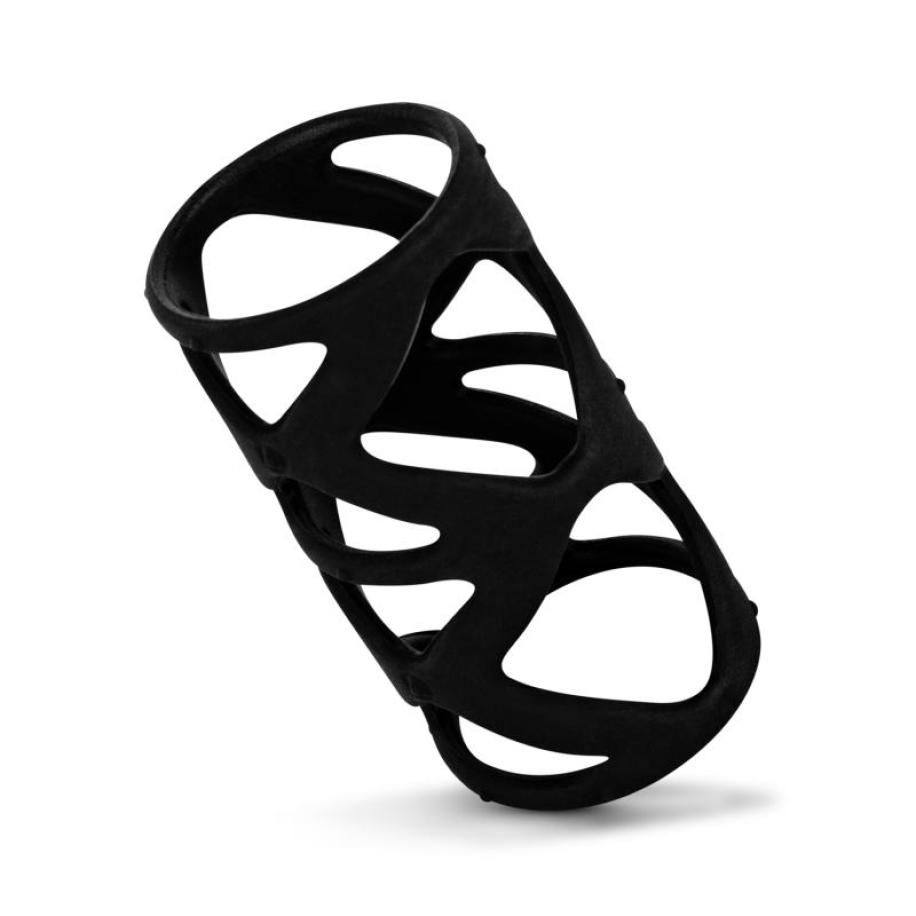 Open Penis Sleeve - Zwart Zwart