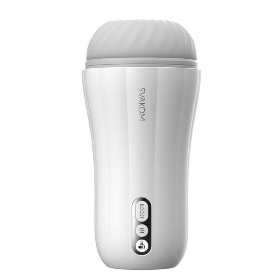 Svakom - Robin Vibrerende Masturbator - Wit Wit