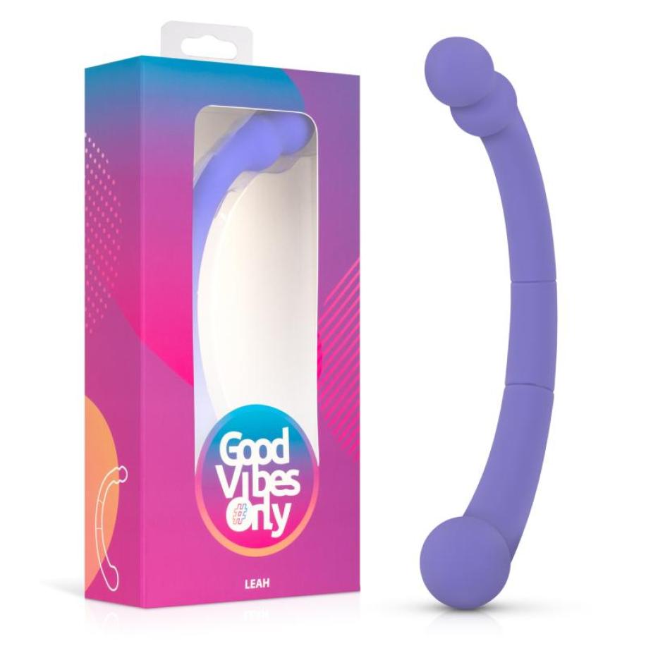 Good Vibes Only - Double End Vibrator Leah - Paars Paars
