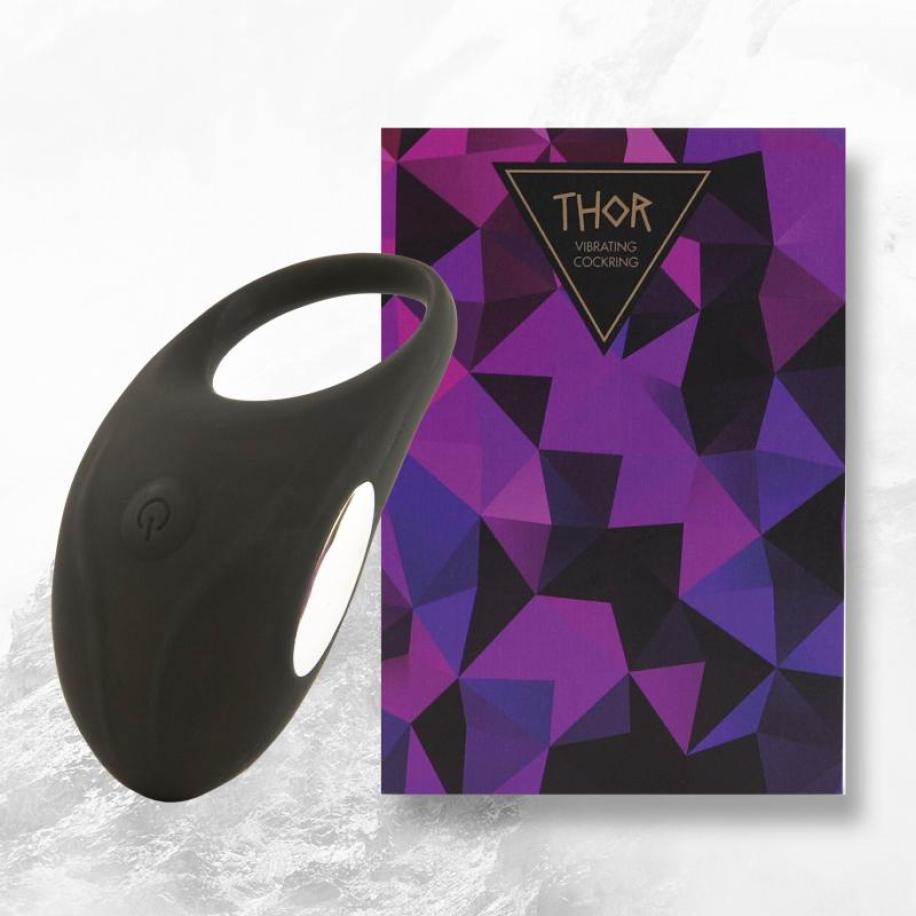 FeelzToys Thor Cockring Zwart Zwart