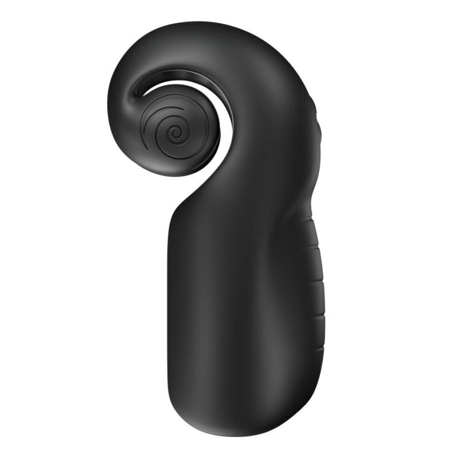Snail Vibe EVO Masturbator - Zwart Zwart