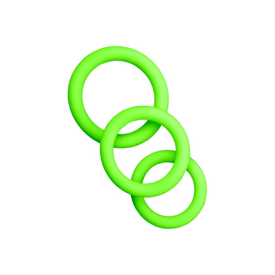 Ouch! Cockring Set 3 stuks 2,2-3,2 cm -