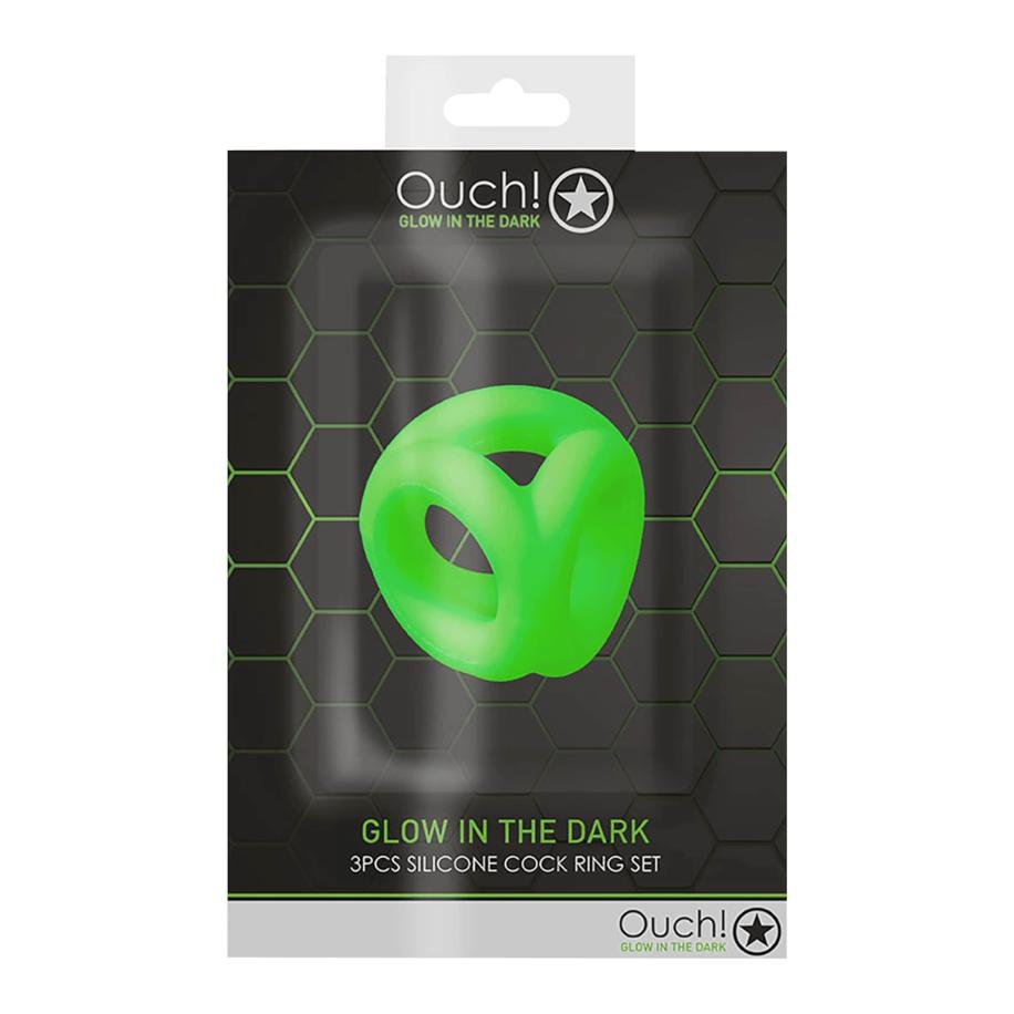 Ouch! Cockring & Ball Strap 4 cm -