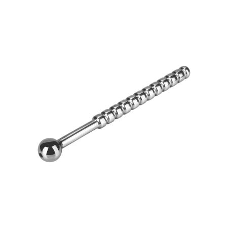 Rimba Ribbed Urethral Plug Hollow 14 cm