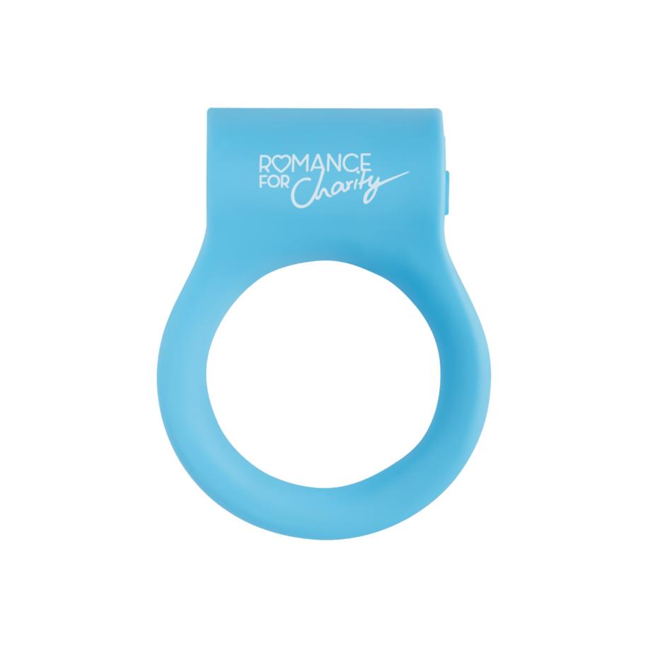 Romance For Charity Siliconen vibratiering Ring-Oh-Star incl. batterijen 3 5 cm -