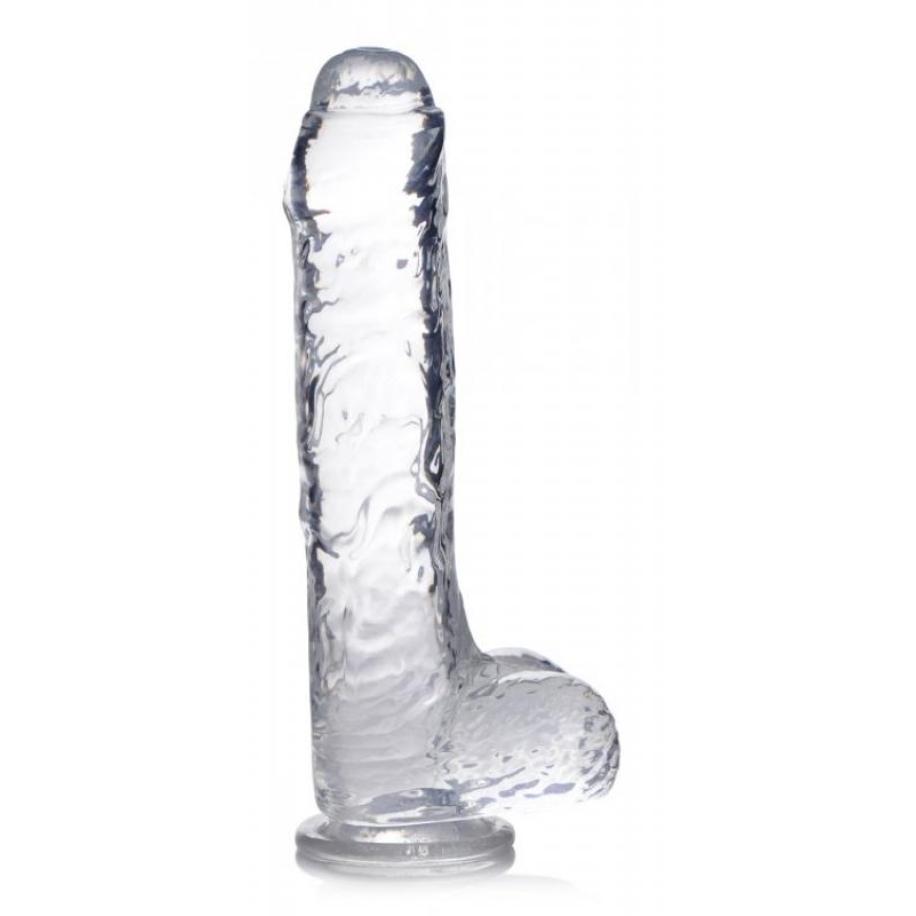 Jock C-Thru Transparante Dildo - 25 cm. Transparant