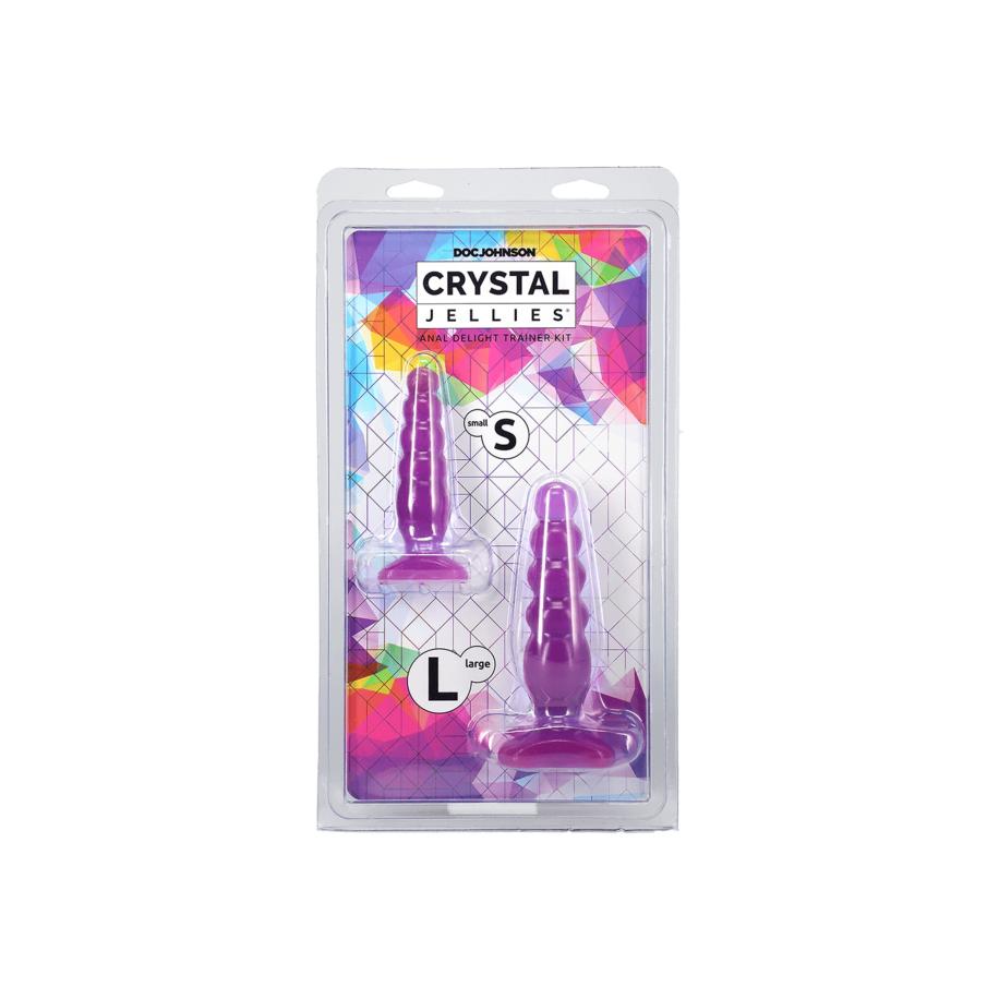 Doc Johnson Crystal Jellies 2 delen 11,4 14 cm -